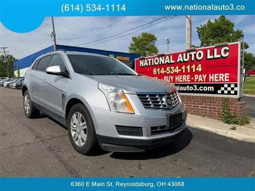 Silver 2014 Cadillac SRX Base