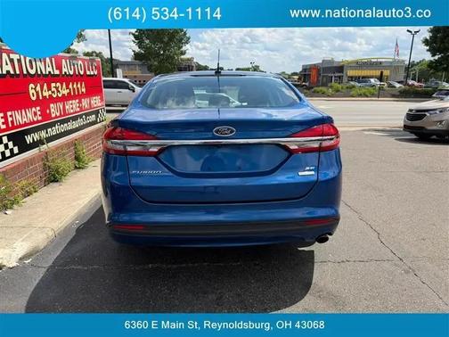 Blue 2018 Ford Fusion SE