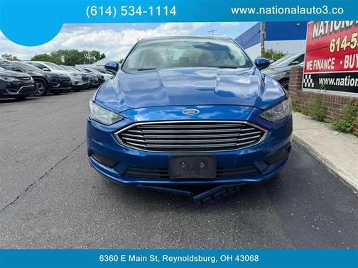 Blue 2018 Ford Fusion SE