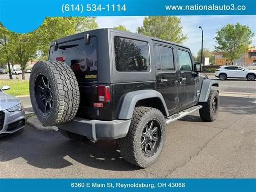 Black 2016 Jeep Wrangler Unlimited Sport