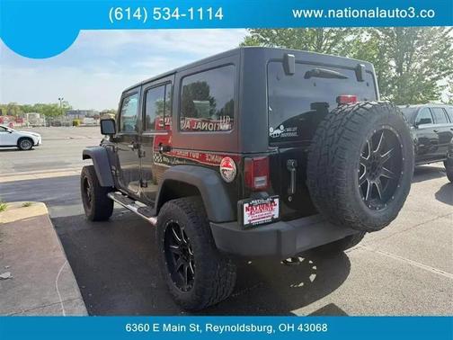 Black 2016 Jeep Wrangler Unlimited Sport