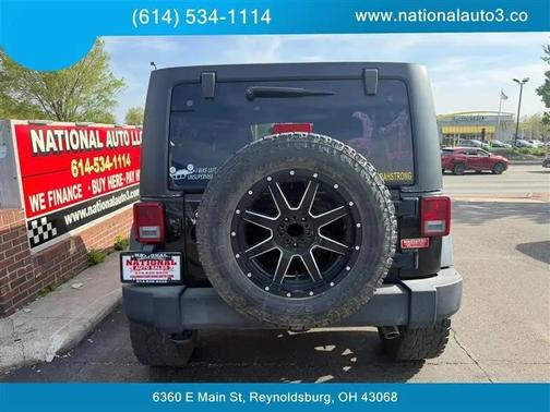 Black 2016 Jeep Wrangler Unlimited Sport