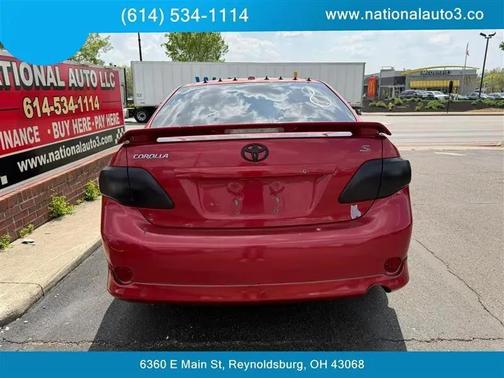 Red 2010 Toyota Corolla S