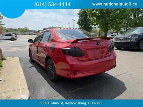 Red 2010 Toyota Corolla S
