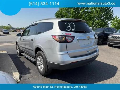 Silver 2013 Chevrolet Traverse LS