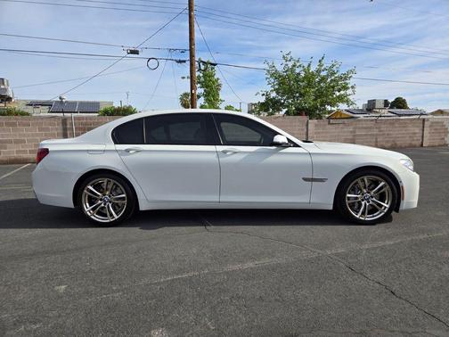 White 2013 BMW 750 Li