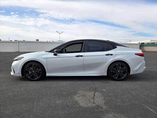 Midnight Black Metallic 2025 Toyota Camry XSE