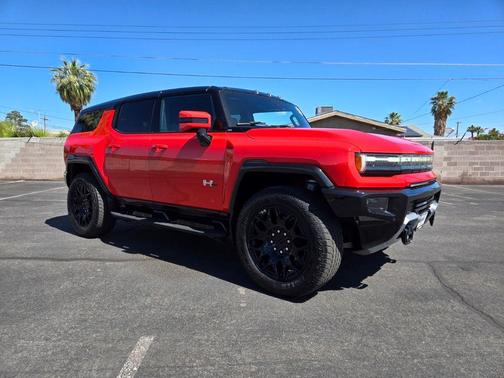 Orange 2025 GMC HUMMER EV SUV 2X