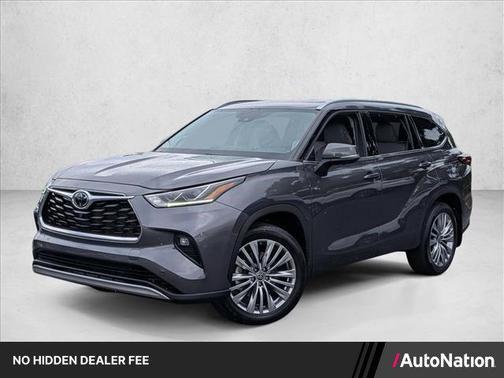 Magnetic Gray Metallic 2024 Toyota Highlander Platinum