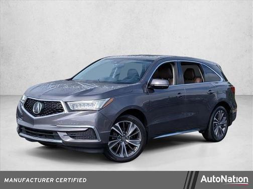Modern Steel Metallic 2019 Acura MDX 3.5L w/Technology Package