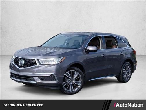 Modern Steel Metallic 2019 Acura MDX 3.5L w/Technology Package