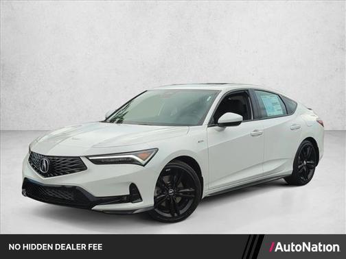 Platinum White Pearl 2026 Acura Integra FWD A-Spec