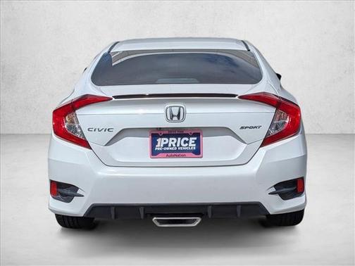 Platinum White Pearl 2019 Honda Civic Sport