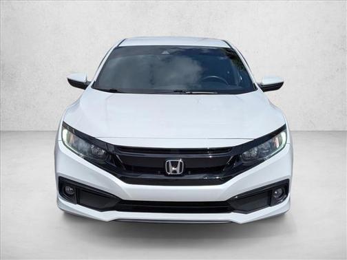 Platinum White Pearl 2019 Honda Civic Sport