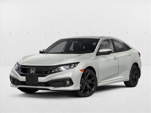 Platinum White Pearl 2019 Honda Civic Sport