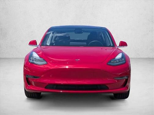 Red Multi-Coat 2018 Tesla Model 3 Long Range