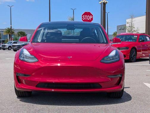 Red Multi-Coat 2018 Tesla Model 3 Long Range