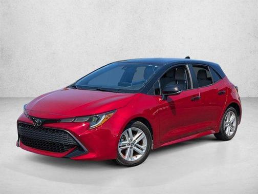 Finish Line Red/Midnight Black Metallic 2022 Toyota Corolla SE