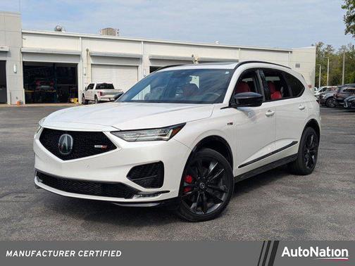 Platinum White Pearl 2024 Acura MDX Type S Advance Package