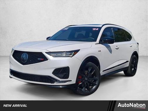 Platinum White Pearl 2024 Acura MDX Type S Advance Package