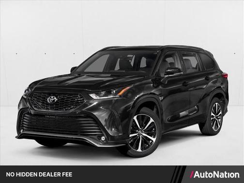 Midnight Black Metallic 2021 Toyota Highlander XSE