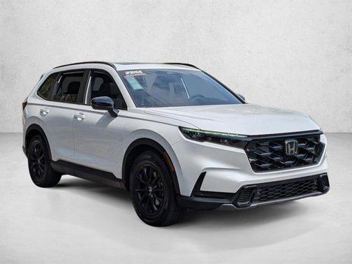 Platinum White Pearl 2026 Honda CR-V Hybrid Sport-L FWD
