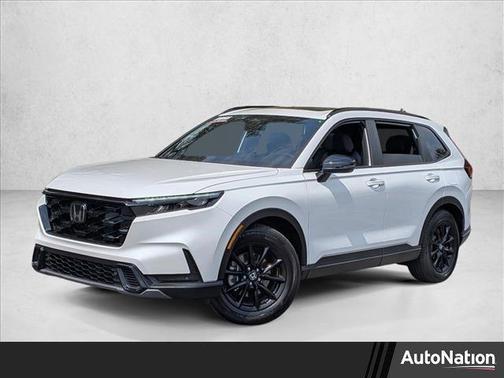 Platinum White Pearl 2026 Honda CR-V Hybrid Sport-L FWD