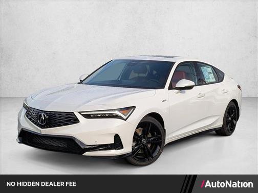 Platinum White Pearl 2026 Acura Integra FWD A-Spec with Technology