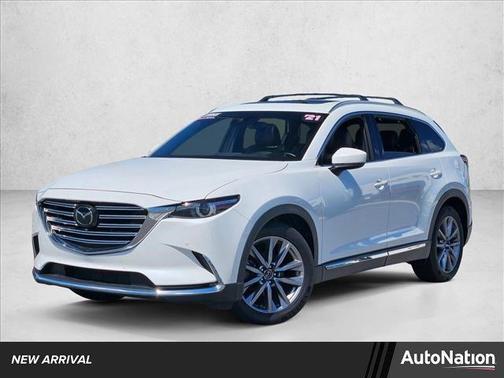 Snowflake White Pearl Mica 2021 Mazda CX-9 Grand Touring