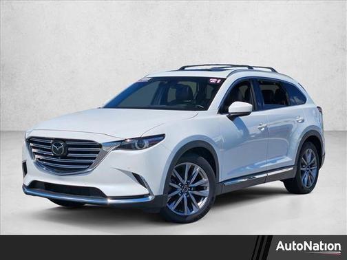 Snowflake White Pearl Mica 2021 Mazda CX-9 Grand Touring