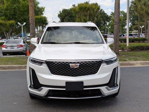 Crystal White Tric 2023 Cadillac XT6 Premium Luxury AWD