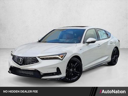 Platinum White Pearl 2026 Acura Integra w/A-Spec Technology Package