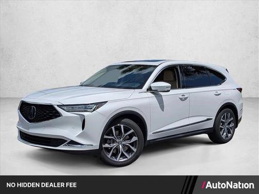 Platinum White Pearl 2023 Acura MDX Technology Package