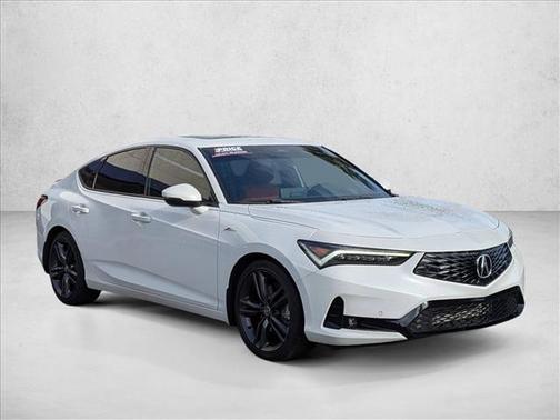 Platinum White Pearl 2024 Acura Integra A-SPEC Technology