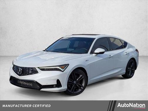 Platinum White Pearl 2024 Acura Integra A-SPEC Technology