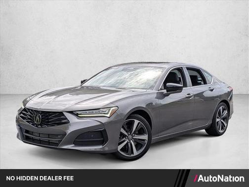 Liquid Carbon Metallic 2025 Acura TLX Technology