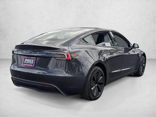 Silver/Gray 2025 Tesla Model 3 Long Range