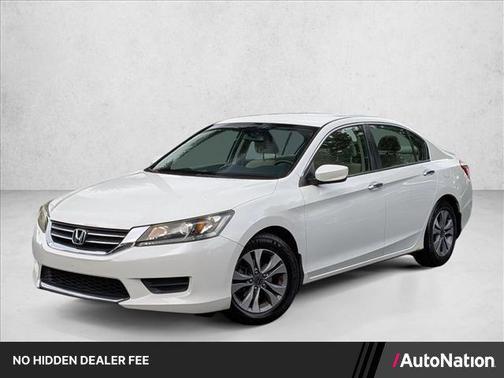 White Orchid Pearl 2013 Honda Accord LX