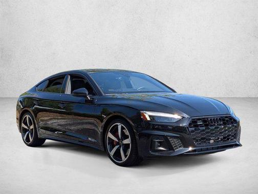 Mythos Black Metallic 2023 Audi A5 Sportback 45 S Line Premium Plus