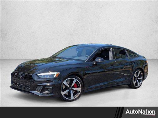 Mythos Black Metallic 2023 Audi A5 Sportback 45 S Line Premium Plus