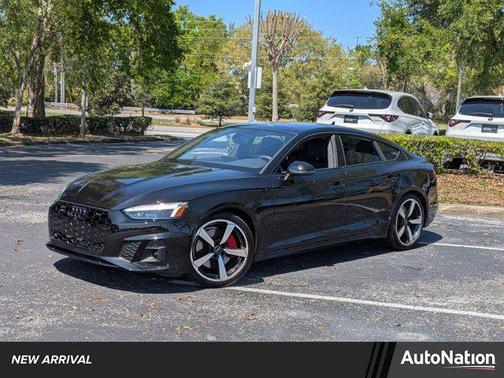 Mythos Black Metallic 2023 Audi A5 Sportback 45 S Line Premium Plus
