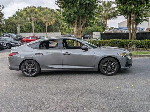 Liquid Carbon Metallic 2024 Acura Integra A-SPEC