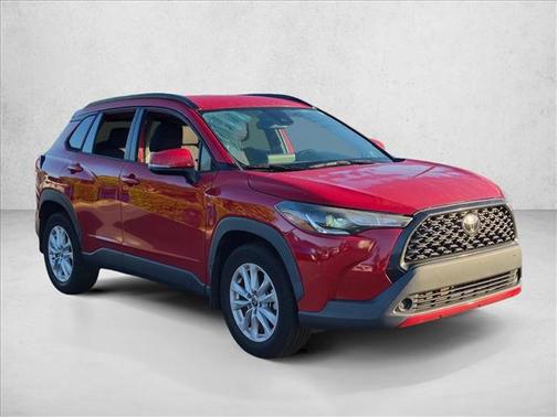 Barcelona Red Metallic 2022 Toyota Corolla Cross LE