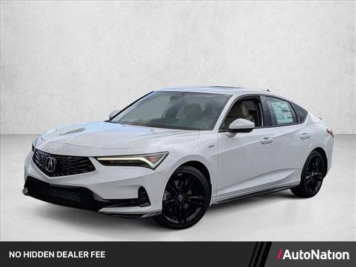 Platinum White Pearl 2026 Acura Integra FWD A-Spec