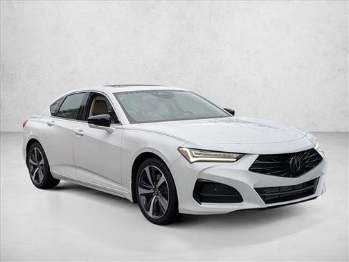 Platinum White Pearl 2025 Acura TLX Technology