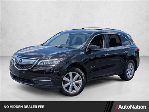 Crystal Black Pearl 2016 Acura MDX SH-AWD