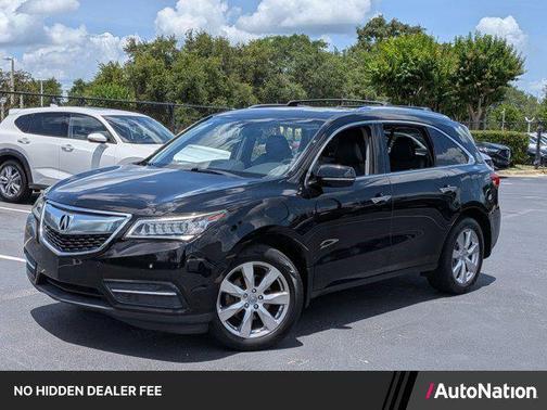 Crystal Black Pearl 2016 Acura MDX SH-AWD
