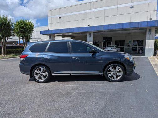 Arctic Blue Metallic 2015 Nissan Pathfinder Platinum
