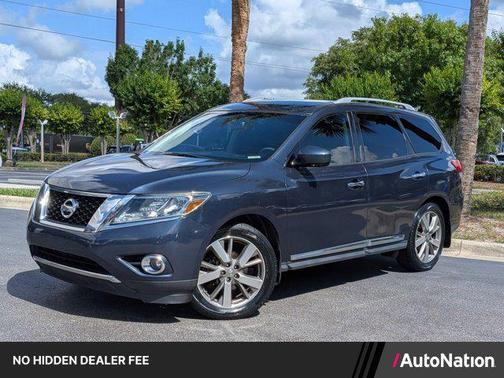 Arctic Blue Metallic 2015 Nissan Pathfinder Platinum
