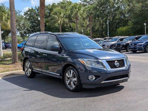 Arctic Blue Metallic 2015 Nissan Pathfinder Platinum